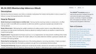 ML04:2023 Membership Inference Attack