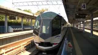 【近鉄特急】しまかぜ回送列車志摩線賢島駅発車 28 Sep. 2014