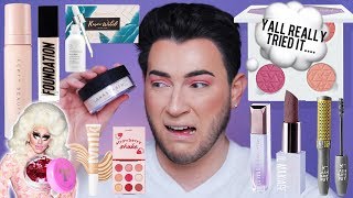 TESTING NEW VIRAL OVER HYPED MAKEUP! ABH, Fenty, Colourpop, ETC!