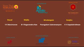 VK.Manimaran - Vocal l Carnatic Music Concert l Narada Gana Sabha CarnaticMusic