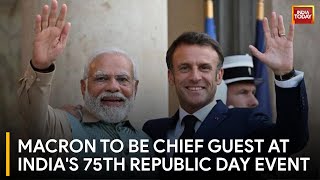 French President Macron Lands in Jaipur For India's Republic Day Celebrations