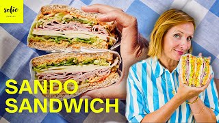 Sando sandwich savoureux au jambon et fromage | Sofie Dumont