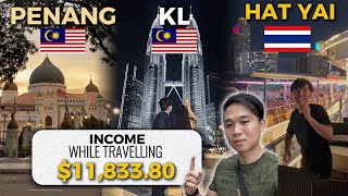 Malaysia 🇲🇾 Thailand 🇹🇭 l Penang- Kuala Lumpur- Hat Yai-  Bangkok