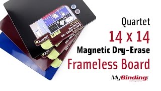 Quartet 14" x 14" Magnetic Dry Erase Frameless Board