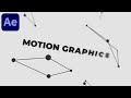 Minimal Motion Graphics Text Animation in After Effects - After Effects Tutorial