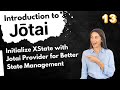 Initialize XState with Jotai Provider for Better State Management