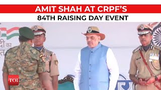 Home Minister Amit Shah attends CRPF’s 84th Raising Day event in Chhattisgarh