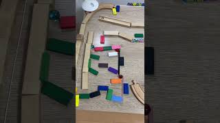 【集団行動】本日のピタゴラスイッチ #marblerun #dominos #rubegoldberg #woodentoys #ピタゴラスイッチ #tiktok #asmr #marblerace