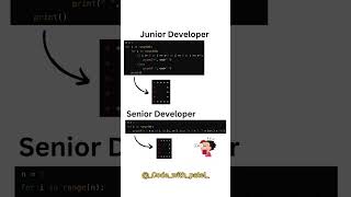 Junior Coder vs Senior Coder #junior #senior #developer #developermemes #viralshort