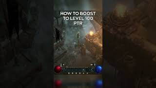 How To Boost to 100 in PTR #diablo4 #diabloiv #diablo #d4 #blizzard #gaming #shorts