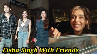 Eisha Singh Exit Video after Dinner With Friends and Reacts on Upcoming Song With Avinash | AviSha