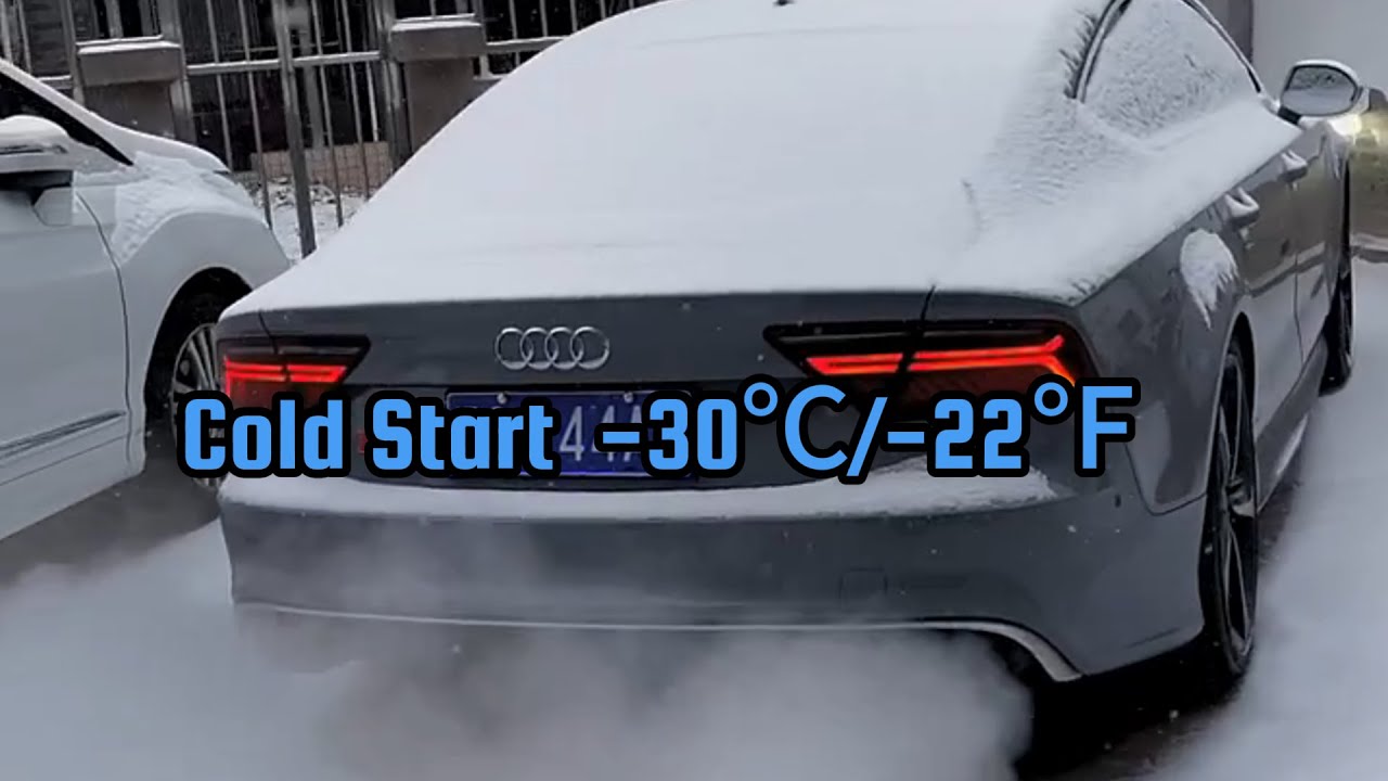 30тдг 22тдй Car Cold Start Compilation Engine Roaring In Extreme