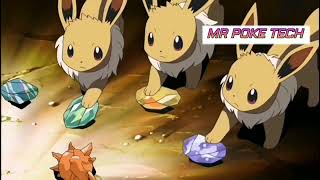 3 Eevee Evolve at the Same time😱 -- Rare Occurrence Pokemon scenes