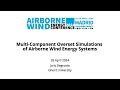 Multi-Component Overset Simulations of Airborne Wind Energy Systems