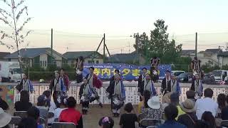 2019.7.6 寺内小学校七夕祭り ヤートセ秋田酔楽天｢神蓊梟罸｣