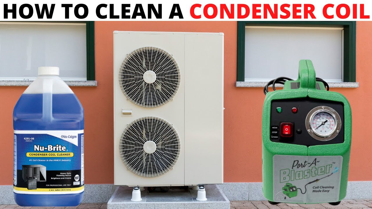 HVAC: How To Clean A Condenser Coil For An AC (HVAC Condenser Coil ...