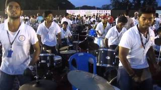 Drummer Devaraj performing in guinness world record show with sivamani and 1000 drummers.- Video-2