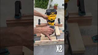 Using a Dewalt DCW600 with included accessories and simple jig to flatten uneven wood. #woodworking