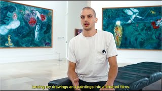 Jérémy Griffaud, Sous le ciel, exposition musée Chagall, Nice. Interview par artworks city, oct 2024