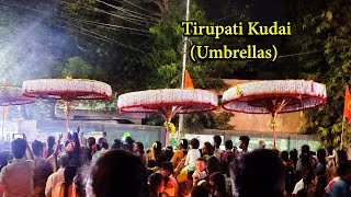 Tirupati Kudai videos | Balaji Temple Umbrellas | Tirumala kudai yatra | Dashavatar of vishnu