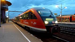 Abfahrt der Regionalbahn(RB) nach Stendal VT 642 Desiro