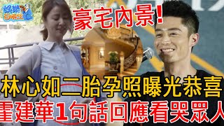 恭喜！林心如二胎孕照曝光！亿万豪宅内景公开太羡慕，霍建华喜极而泣1句话回应看哭众人！#林心如  #霍建華 #娛樂百曉生