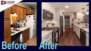 Outdated Galley Kitchen Gets Complete Renovation with Improved Functionality