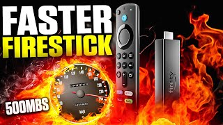 How to get Faster Internet speed on your FIRESTICK instantly!