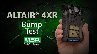 ALTAIR® 4XR | Cómo hacer una prueba de calibración rápida (bump test)