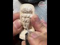 art of wood 木雕艺术 观音开脸教程