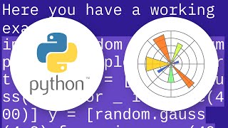 Plot two histograms on single chart with matplotlib