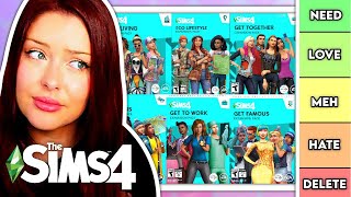 What Are The BEST Sims 4 Expansion Packs? // Ranking Each Pack According to CAS, Build and Gameplay