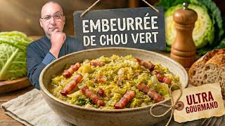 Green cabbage with smoked bacon: I show you the 'embeurrée' technique