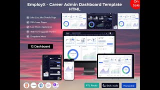 HRM Dashboard Bootstrap 5 Admin Template with Career Admin Dashboard Template – EmployX