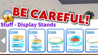 OMG 😳 DON'T GET THE NEW DISPLAY STAND IN ADOPT ME NEW UPDATE! 😱