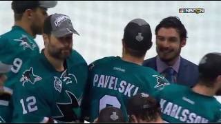 The SAN JOSE SHARKS advance to Stanley Cup Finals