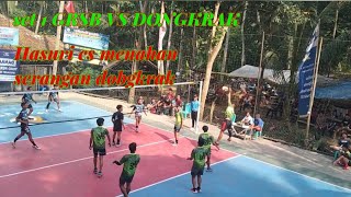 set 1. GRCB VS DONGKRAK | Hasuri cs menahan serangan dongkrak