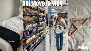 Uni Move In Vlog|Move into res with me+Lots of shopping|Room tour|Orientation| First year Student