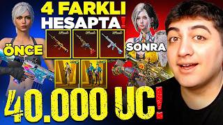 BOŞ HESAPLARA 40.000 UC YÜKLEDİM! (İNANILMAZ AÇILIM) | PUBG Mobile