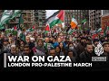 Solidarity with Palestine: Tens of thousands march through central London