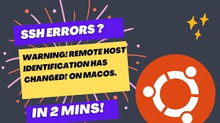 [2025]SSH Error: How to Resolve 'Warning! Remote Host Identification Has Changed!' on macOS. #ubuntu