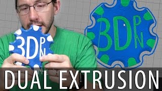 Dual Extrusion 3D Printing with Simplify3D and Cura on the BCN Sigma R17 and Ultimaker 3