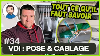 Réaliser la POSE et le câblage du VDI - Coffret de communication et RJ45