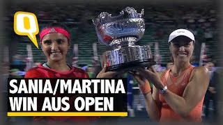 Sania Mirza and Martina Hingis Win Aus Open Final