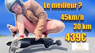 Le meilleur skate electrique ? A petit prix ! Wowgo 2s max debride top pour débuter