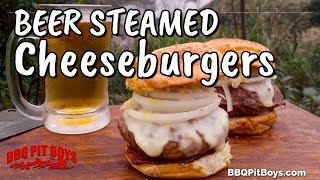 Beer Steamed Cheeseburgers