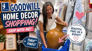 Goodwill Thrift Shopping - Budget Friendly Luxury Home Decor and Fashion Finds - Antique Vintage