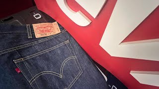 LEVI'S® ｜USA 501XX リーバイス 大きいサイズ 濃紺インディゴ ビンテージ ジーンズ 巨大 ビッグサイズ 看板ディスプレー 肥佬褲W40開箱VINTAGE ANTIQUES