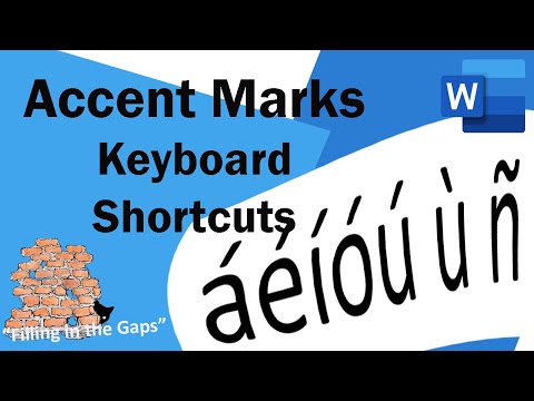 How do you add a foreign accent in Word?