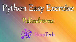 #7 Simple Palindrome app in Python